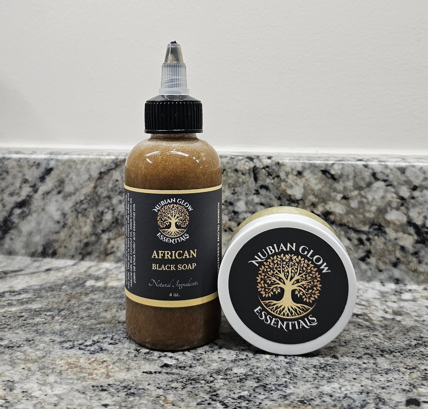 Nubian Glow Liquid African Black Soap