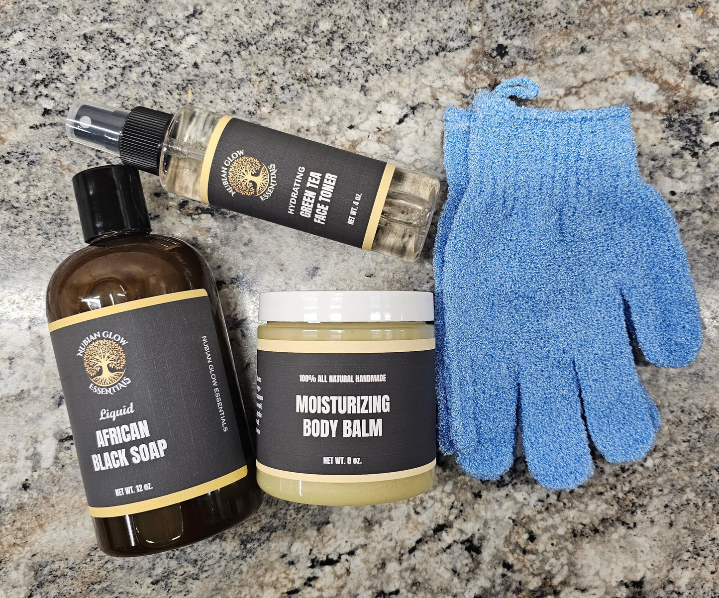 Liquid Black Soap & Body Balm Bundle