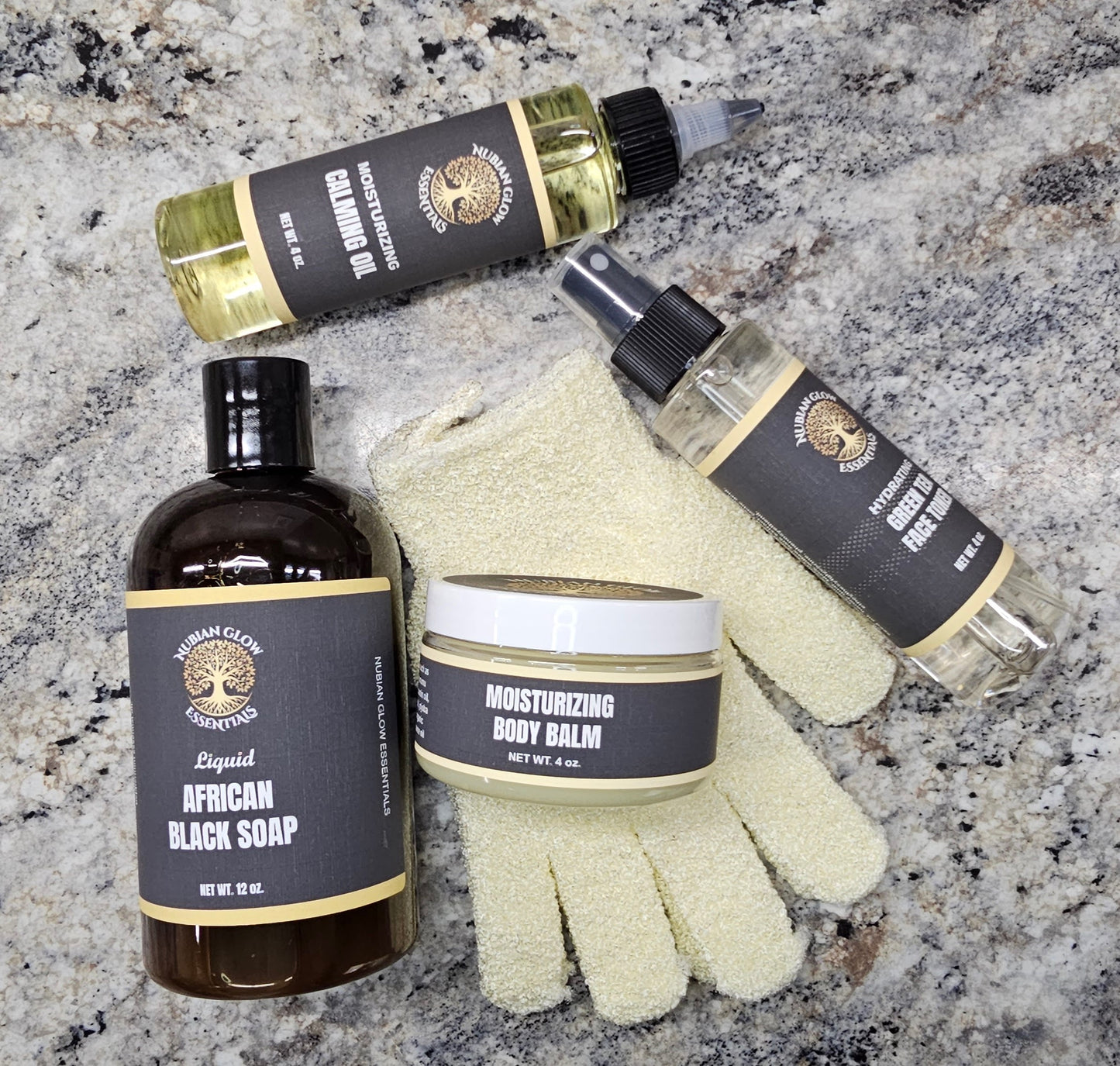 Liquid Black Soap & Body Balm Bundle