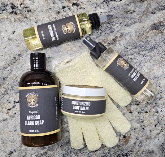 Liquid Black Soap & Body Balm Bundle